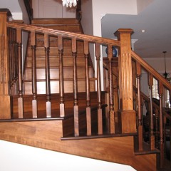 Escalier en bois