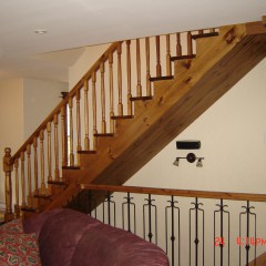 Escalier en bois