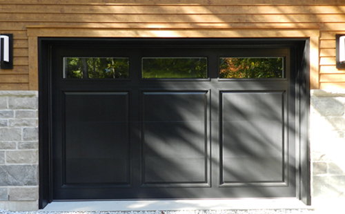 Modèle Porte de Garage en Bois Contemporain